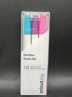 Cricut Gel Pens - Teal, Purple, Pink (3-Pack) - Cricut Joy Compatible